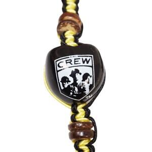 Vintage Columbus Crew MLS - Single Kukui Nut Braid Bracelet Soccer Futbol 2011